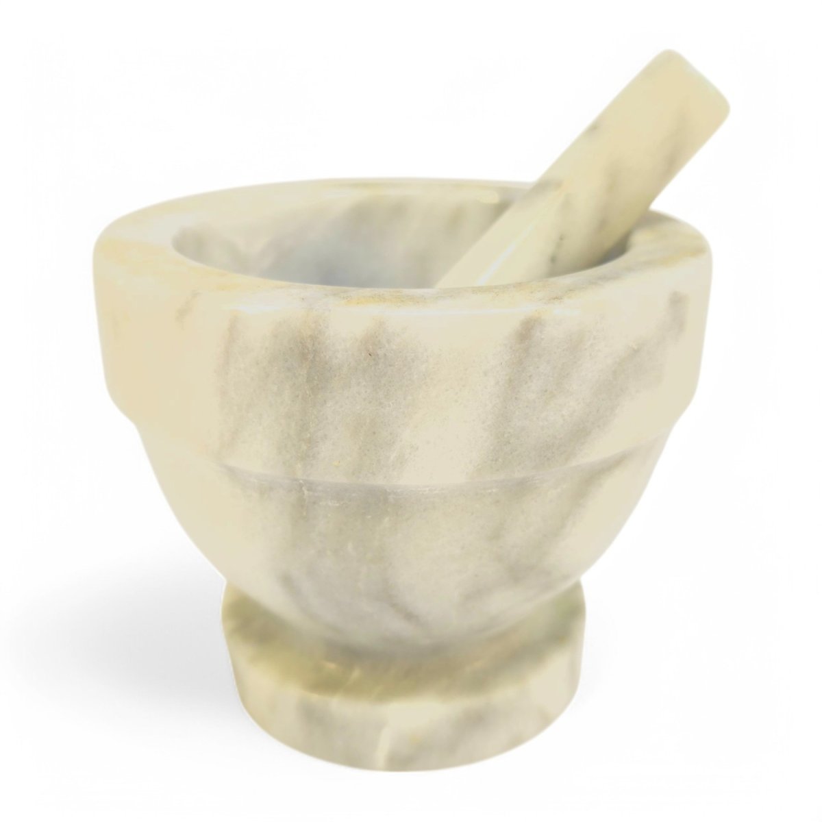 Klassisk mortel i massiv marmor – 13 cm - Bild 2