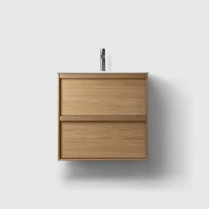 Kommod Haven H2 60 Slim - Oak Wood - Porslinshandfat