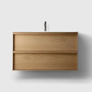 Kommod Haven H2 100 - Oak Wood - Porslinshandfat