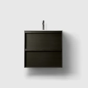 Kommod Haven H2 60 - Dark Wood - Porslinshandfat
