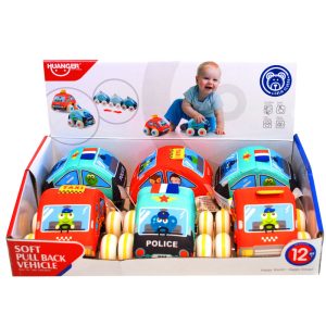 Babyleksak Bil Mjuk Pullback – Polis / Taxi