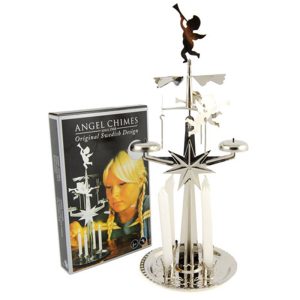 Änglaspel inkl Ljus – Silver