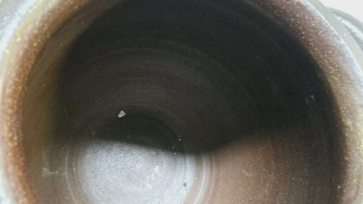 Klassisk Brun Lerkärlskruka med Två Handtag – Perfekt för Samlaren - Bild 8