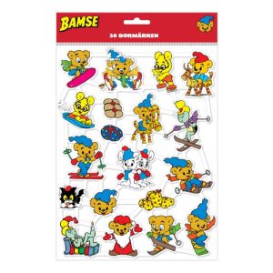 Bamse Bokmärken Jul Julpyssel – 2 ark
