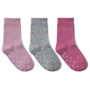 Bra Halksockor Barn Enfärgade Rosa 3-pack