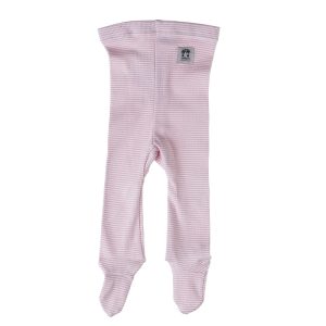 Byxor Baby med fot – Rosa