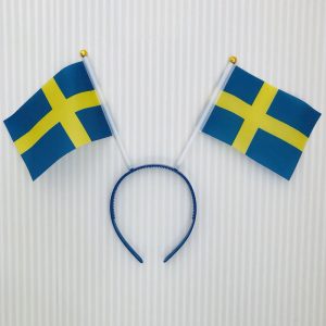 Diadem Sverige Svenska Flaggor – Barn Vuxen