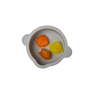 Silikonskål Mini Grå
