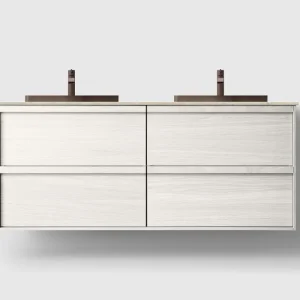 Kommod Haven H2 140 - White Wood  - Bänkskiva
