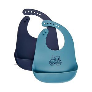 Haklapp Silikon Mjuk Blå 2-pack