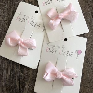 Hårspännen Barn med rosett Rosa