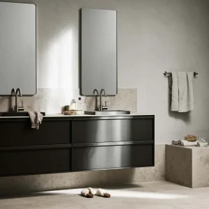 Kommod Haven H2 100 - Dark Wood  - Bänkskiva