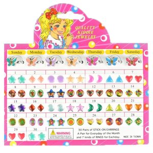 Stickers Örhängen / Klistermärke Örhänge och Ringar Fjärilar