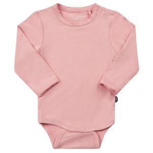 Bambukläder Barn Body Baby Bambu – Rosa