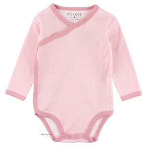 Omlottbody Baby Rosa Mönster