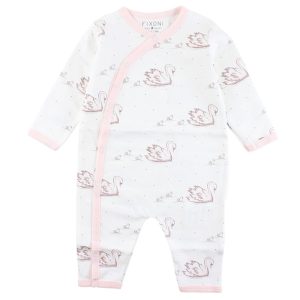 Pyjamas Baby Omlottknäppning Svanar