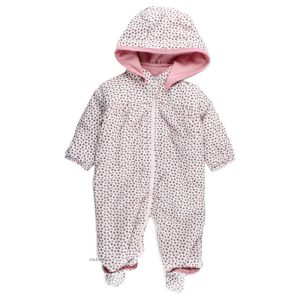 Babyoverall med Tossor Rosa Blommig