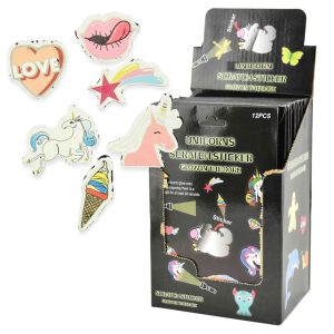 Scratch Paper Stickers Unicorn – Glow in the dark
